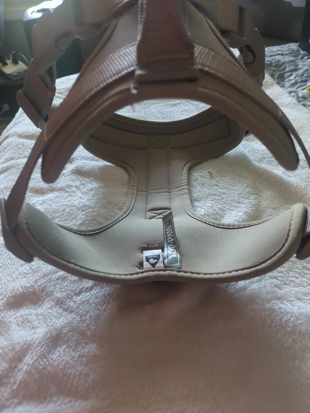 Top Dog Neutral Tan Padded Dog Harness - Picture 2 of 8